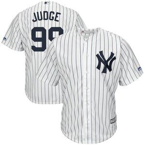 Men's Majestic Judge New York Yankees Big & Tall Cool Base Player Jersey 5XL MLB